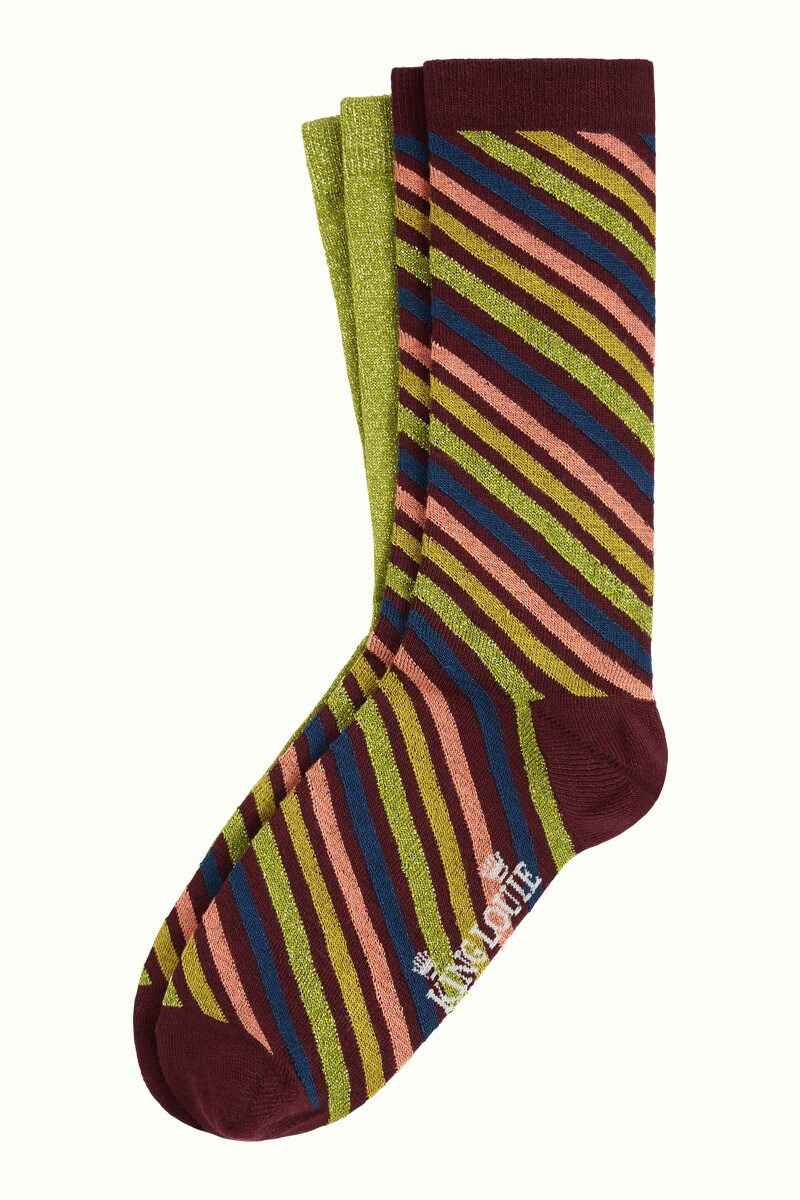 KING LOUIE Socks 2 Pack Cabana Red