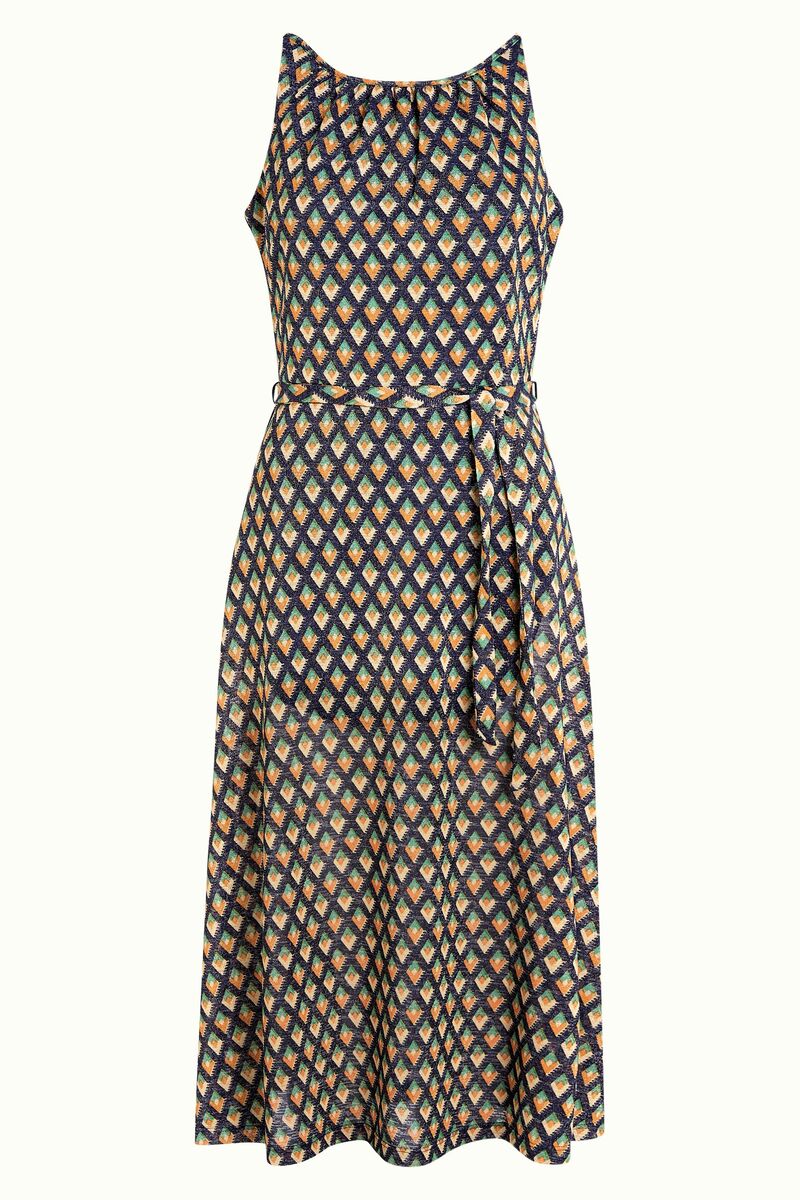 KING LOUIE Hazel Pebble Dress EBlue