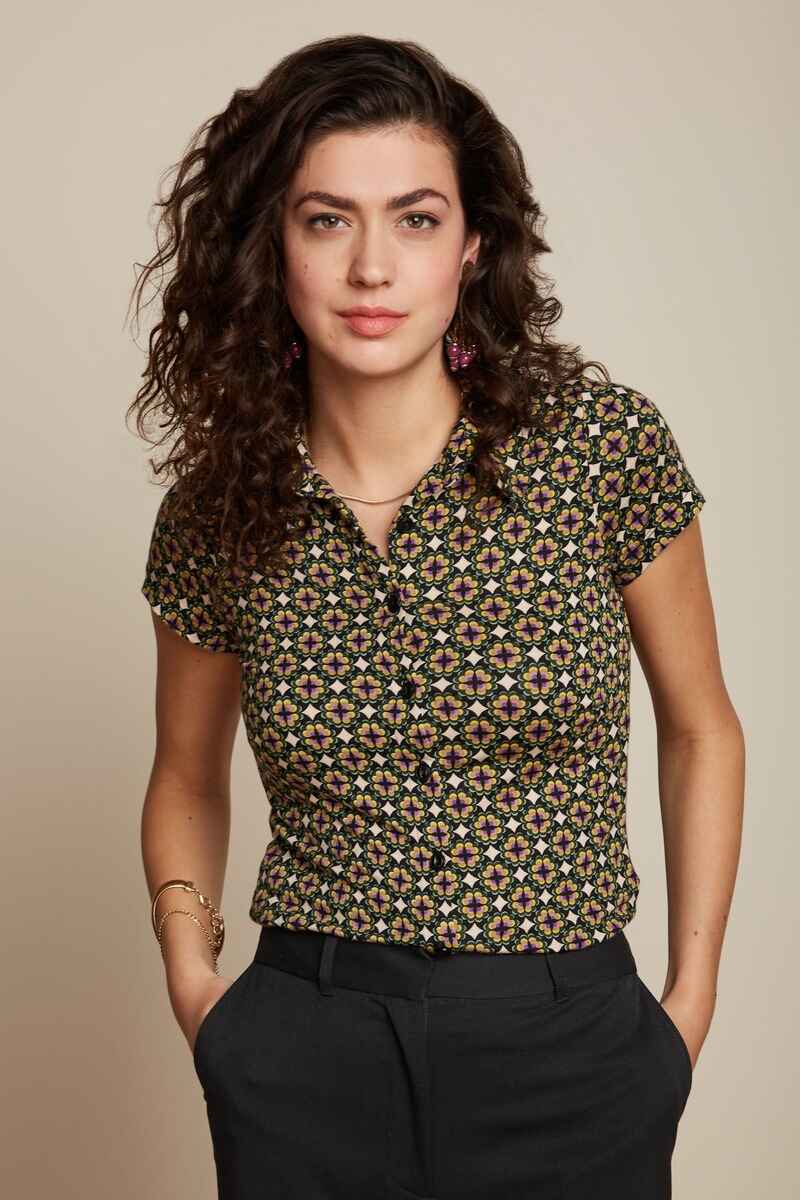KING LOUIE Tortola Blouse Jade