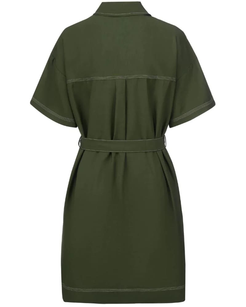 MOKE Cora Shirt Dress Bonsai