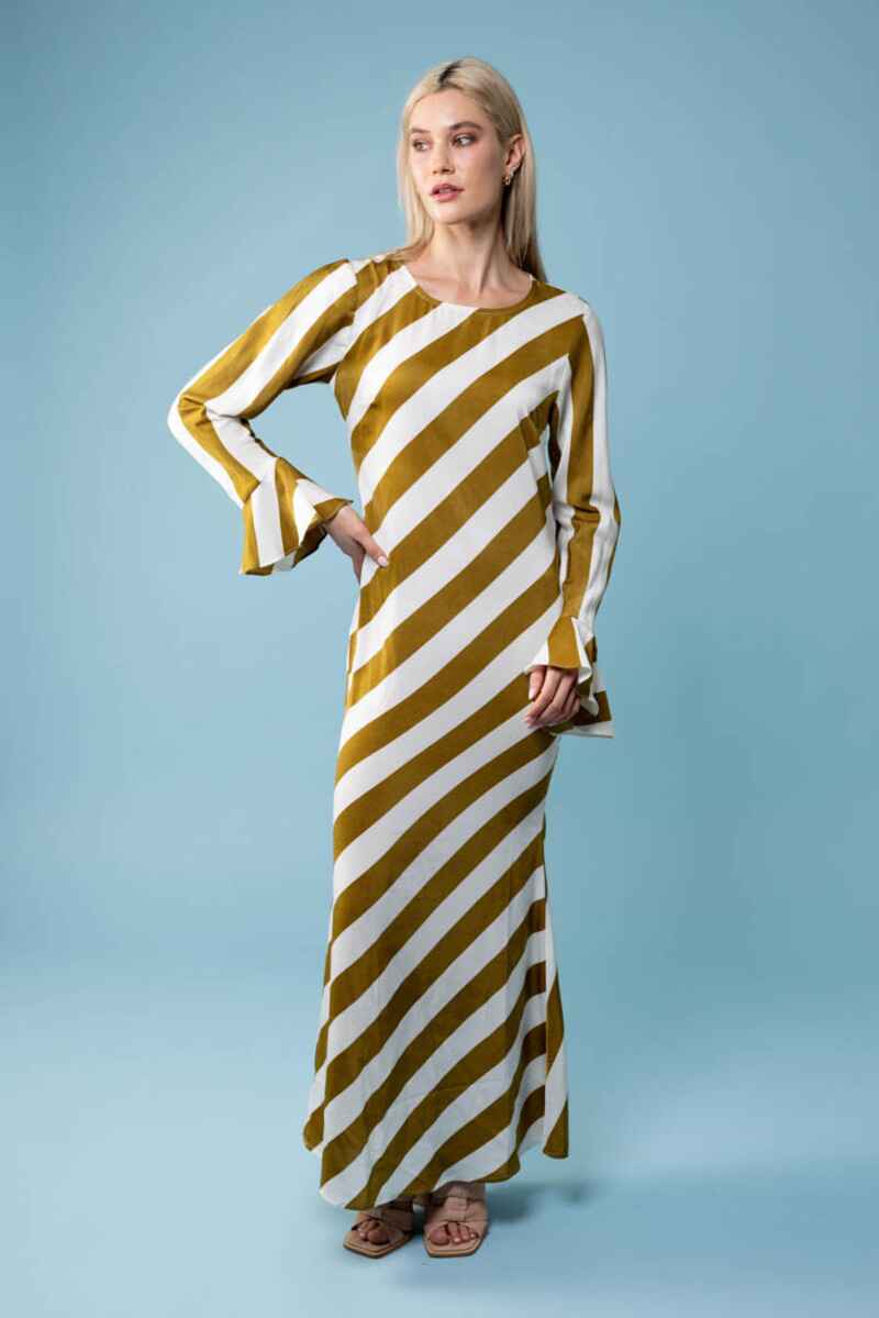 AMAYA Maple Maxi Dress Stripe