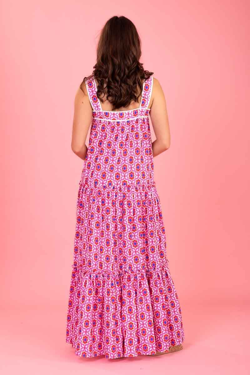 CHARLO Maria Maxi Dress RedPink