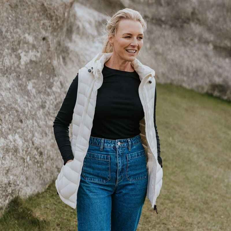 MOKE Mary Claire Vest Cream