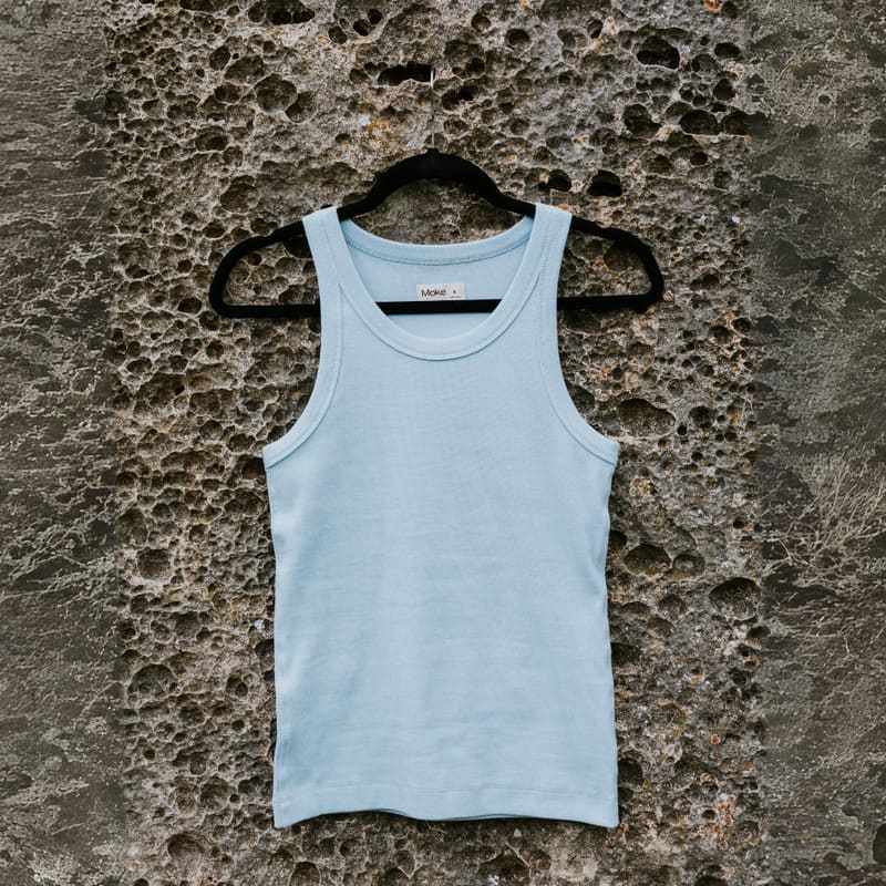 MOKE Ede Rib Tank Ice Blue