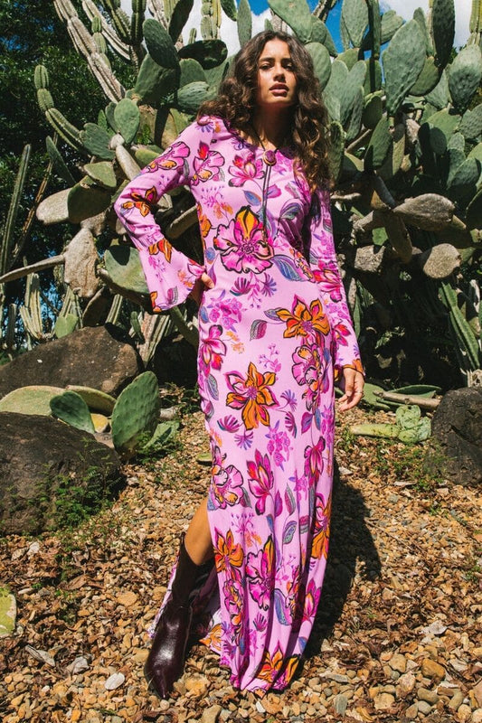 NLB Wilder Bias Dress Orchid