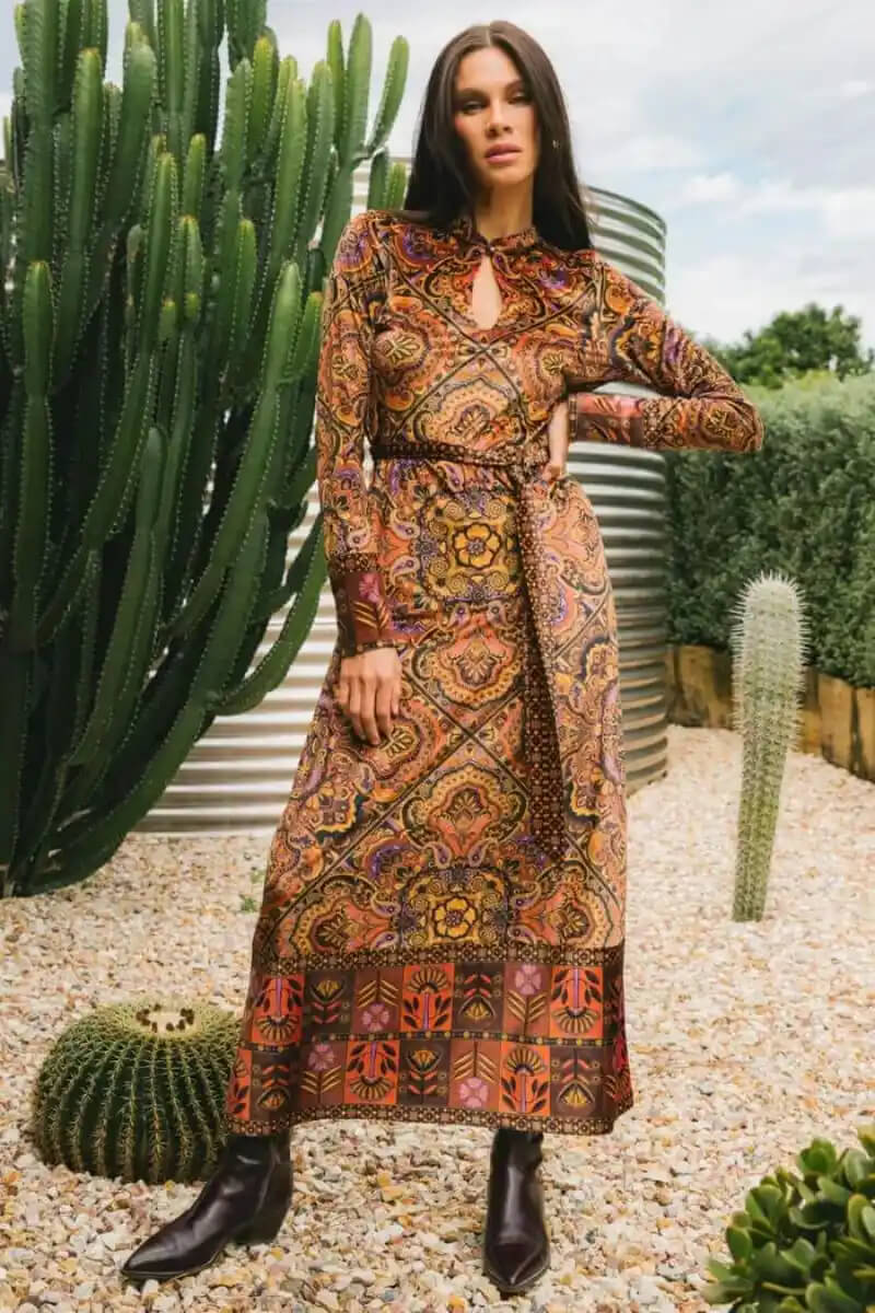 NLB Elixir Maxi Dress Ember