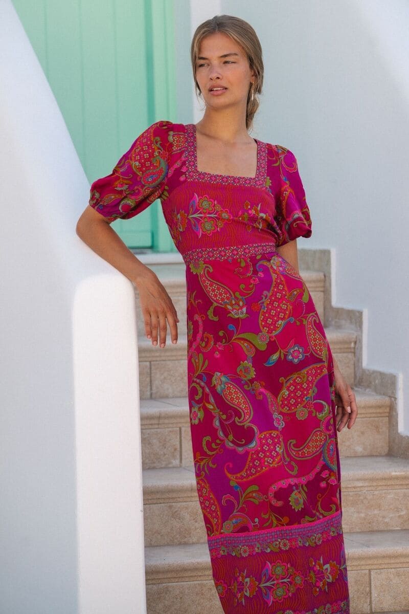NLB Nicola Midi Dress Rouge