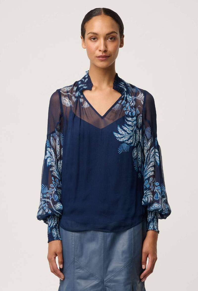 ONCE WAS Colette Blouse MoonlitB