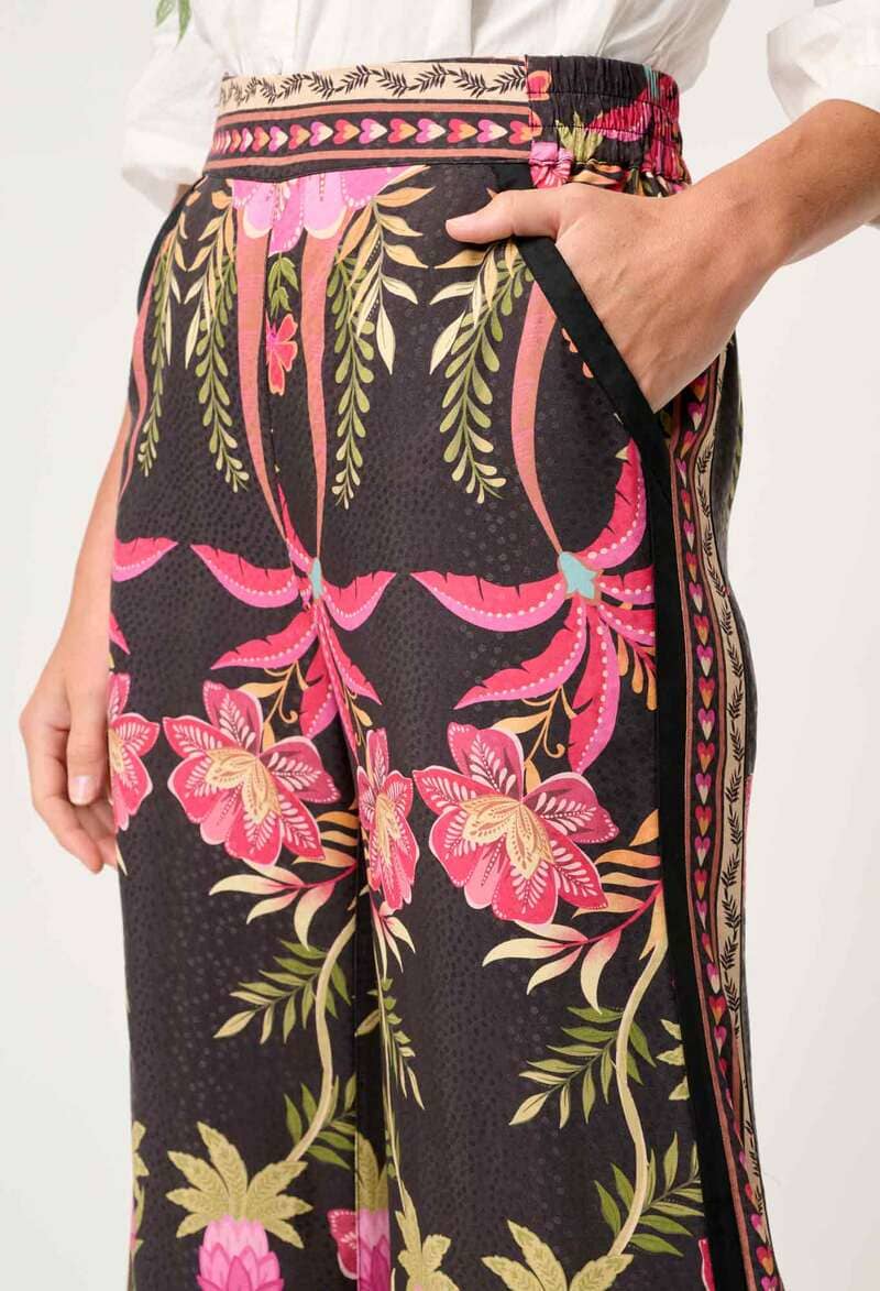 ONCE WAS Willow Pants Black