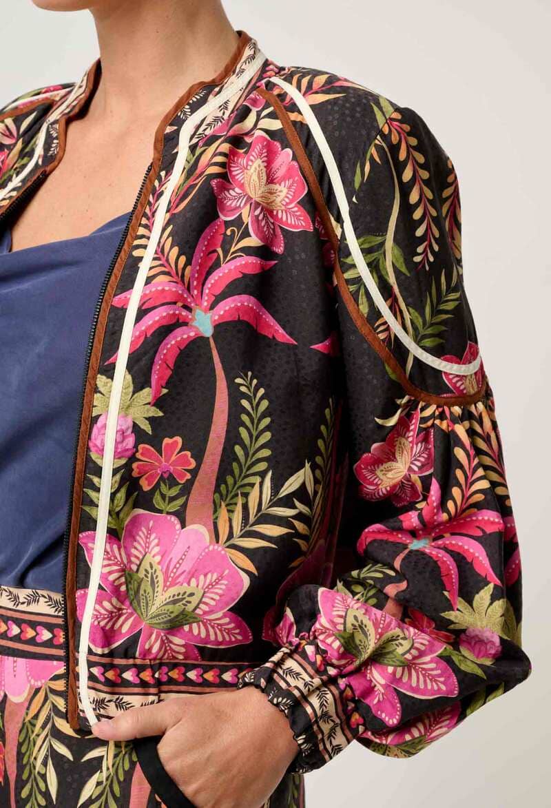 ONCE WAS Arabella Jacket Black