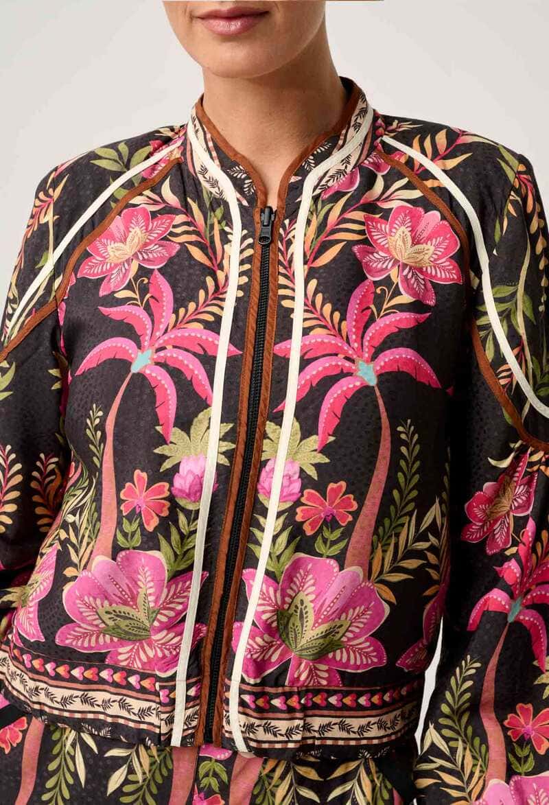 ONCE WAS Arabella Jacket Black