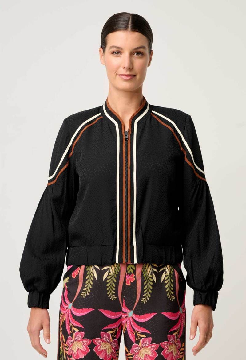 ONCE WAS Arabella Jacket Black