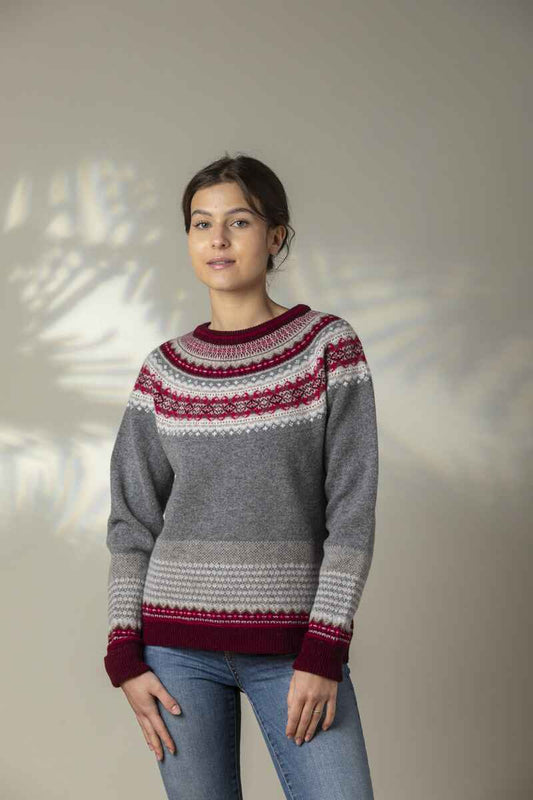 ERIBE Alpine Sweater Greyberry (long)