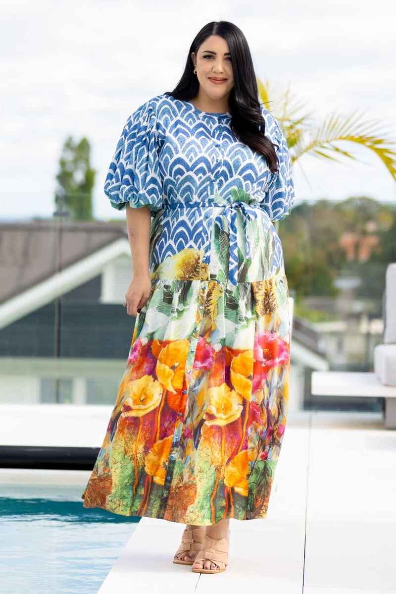augustine maxi dress Augustine V Neck Maxi Dress