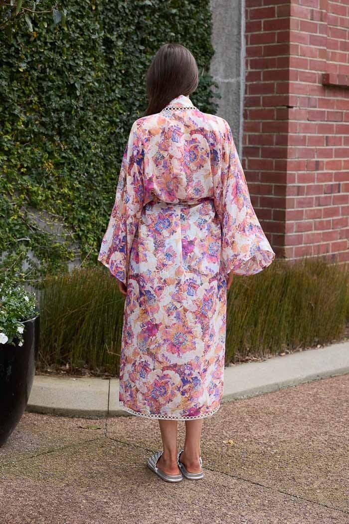 AUGUSTINE Ellie Kimono OSFA PeachFl