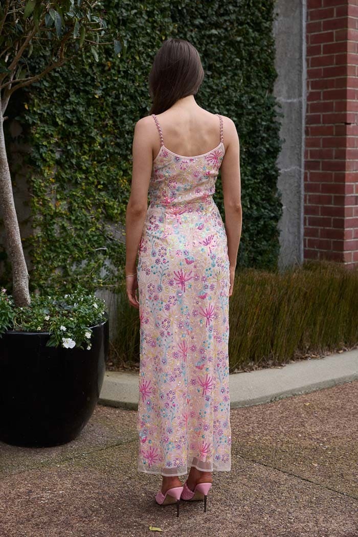 AUGUSTINE Angelina Seq Dress Blush