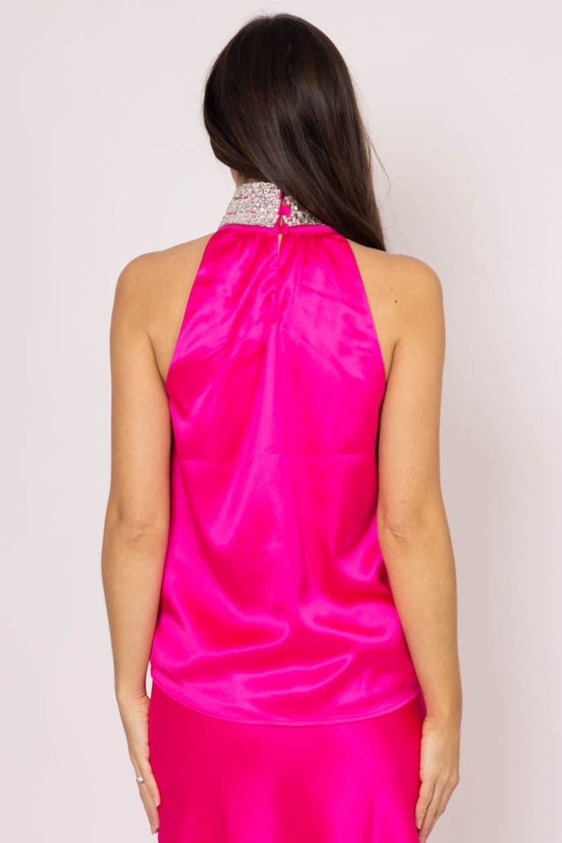 AUGUSTINE Nerissa Diam Top HotPink