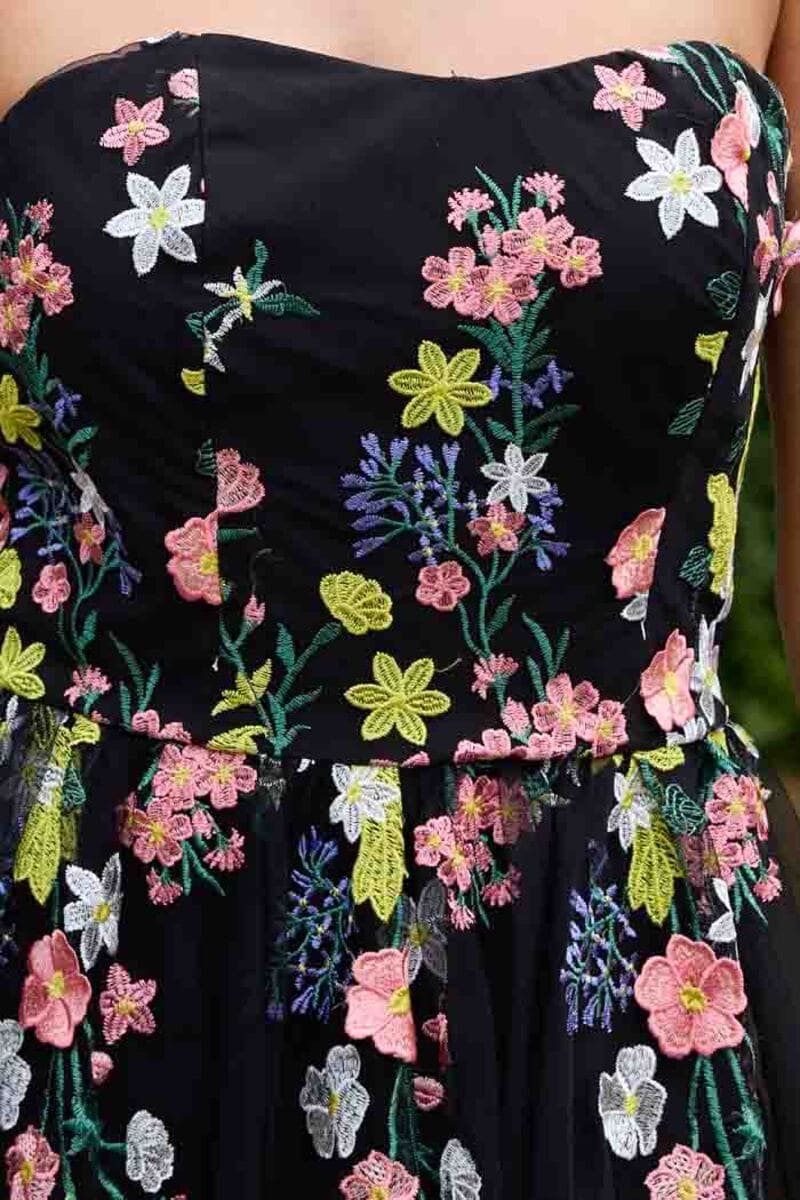 AUGUSTINE Cammie Emb Dress BlackL