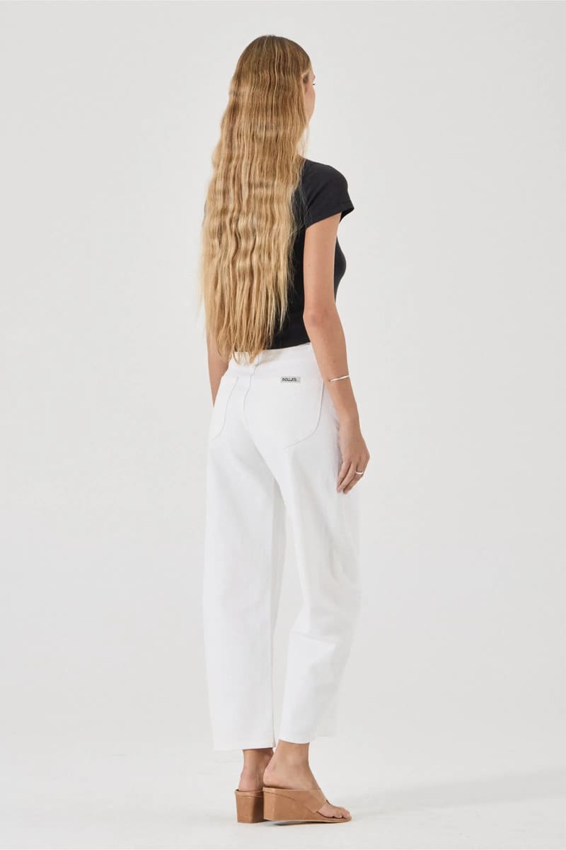 ROLLA'S Gigi Barrel Jeans VinWhite
