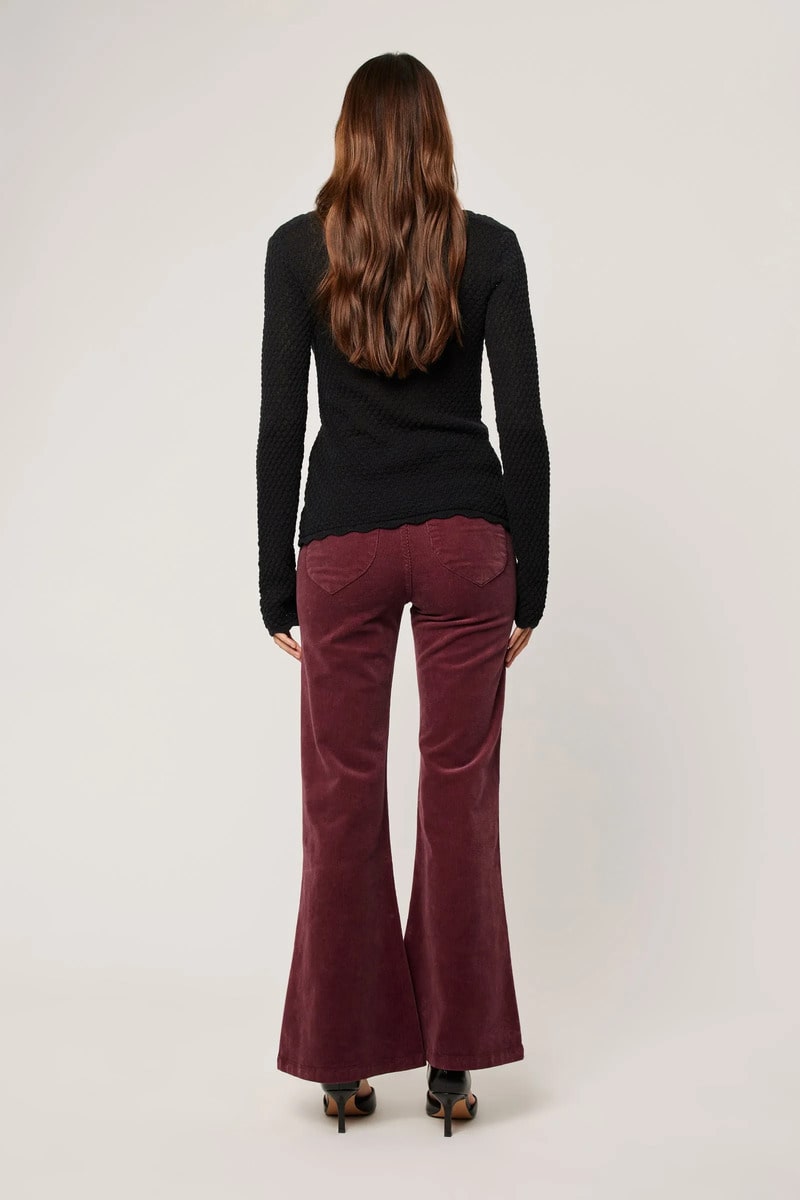 ROLLA'S Eastcoast Flare Cords Oxblood