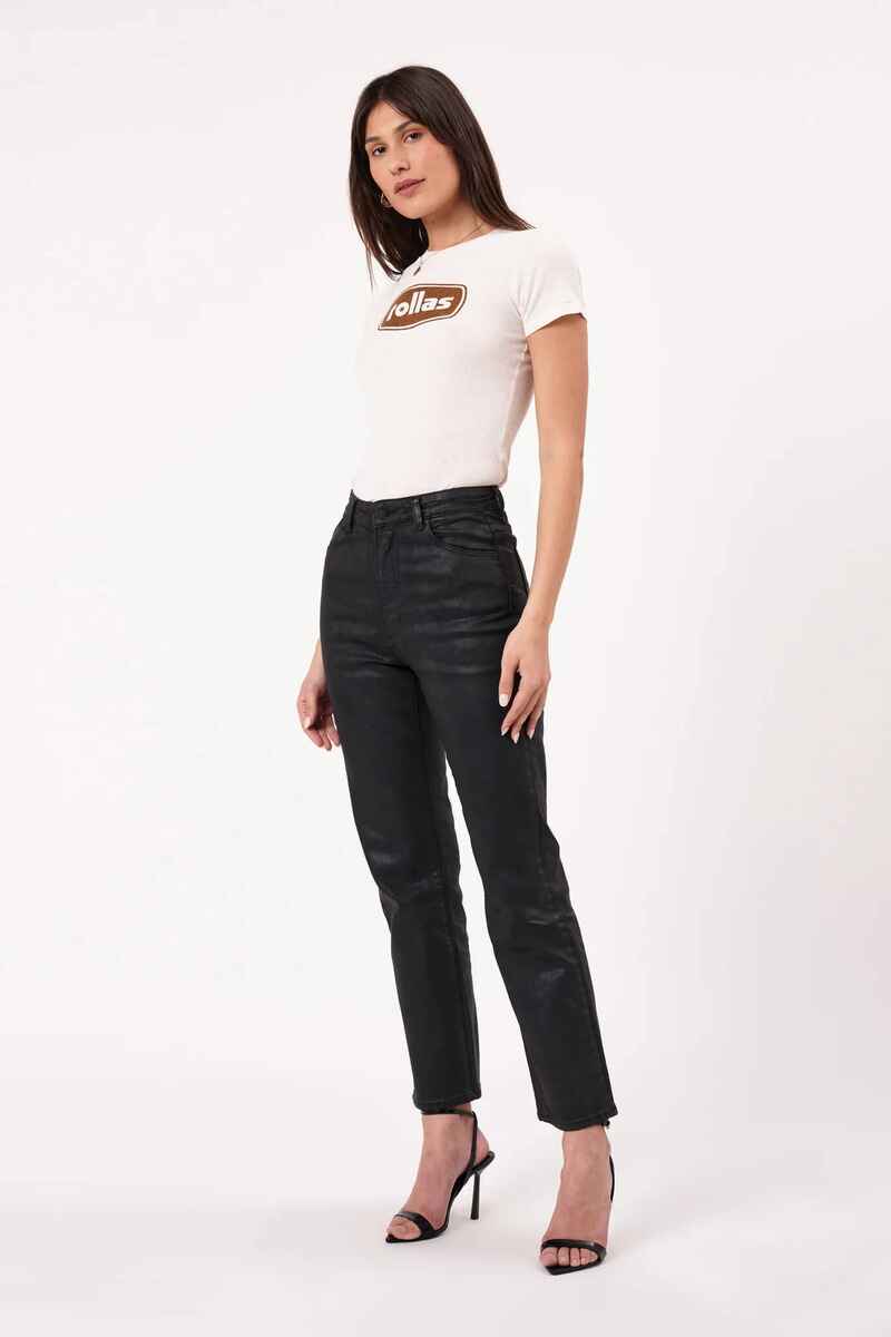 ROLLA'S Orig Str Coated Jeans Black