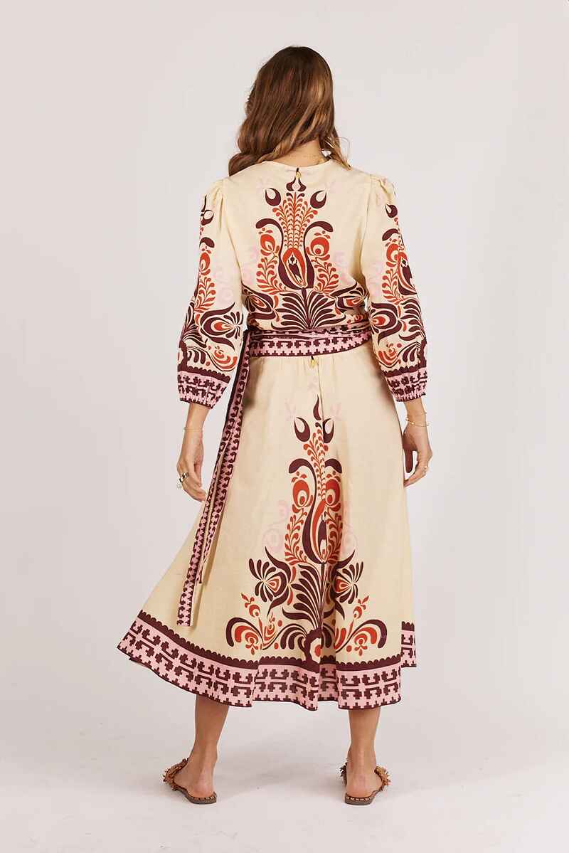 RUBYYAYA Zeezee Wrap Shirt Cream