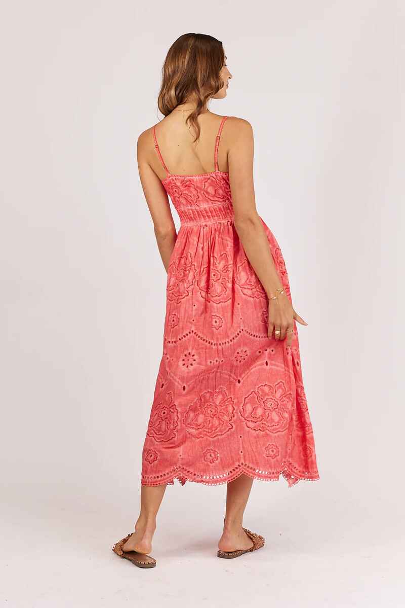 RUBYYAYA Rose Maxi Coral