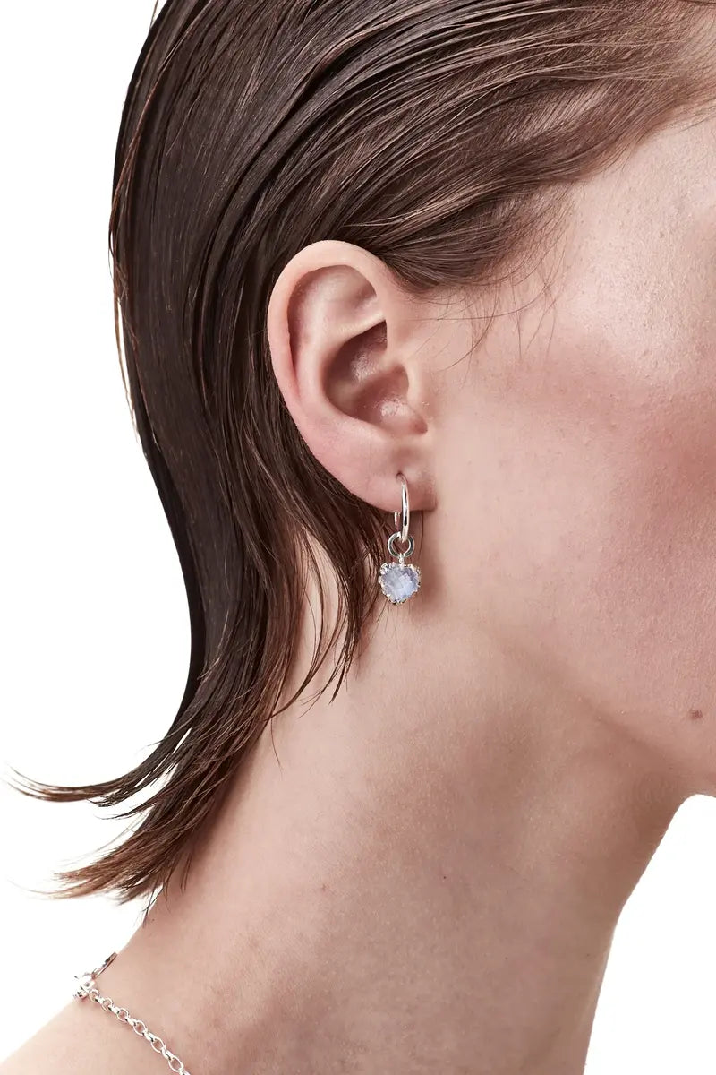 SGC Earrings Love Anchor Moonst