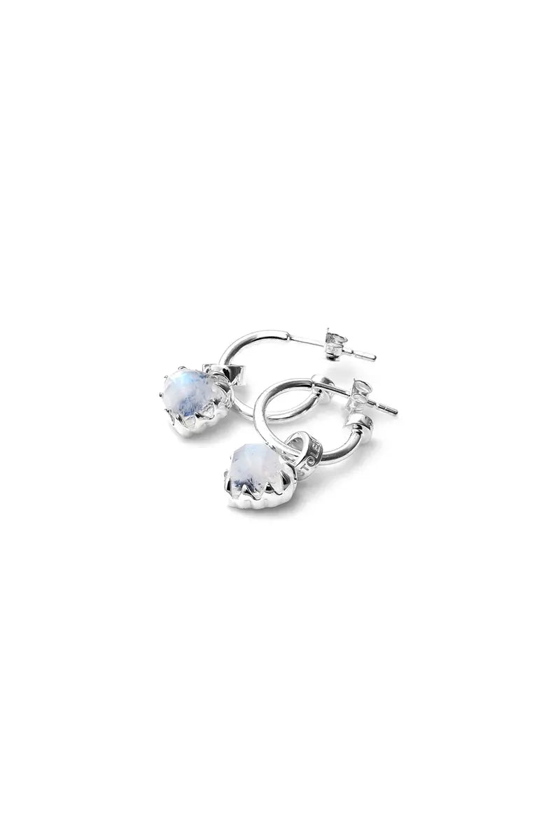 SGC Earrings Love Anchor Moonst