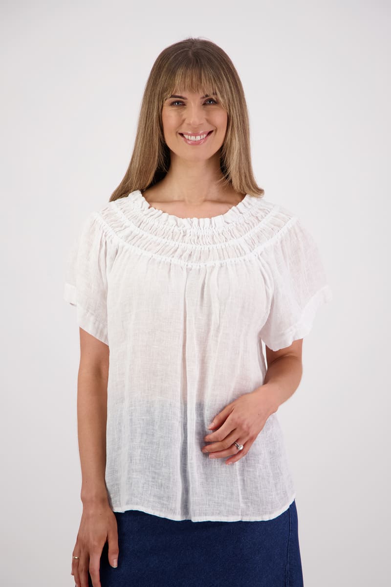 BRIARWOOD Shelley Top White