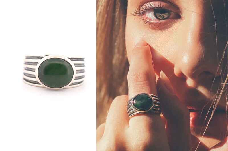 SMITH&DILLON Henley Jade Ring O