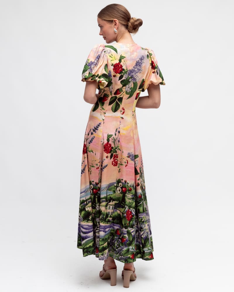 WHITE CLOSET Twist Dress Provence