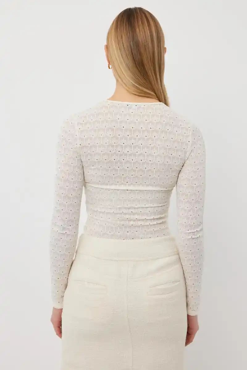 TUES Layering Top Ivory Lace