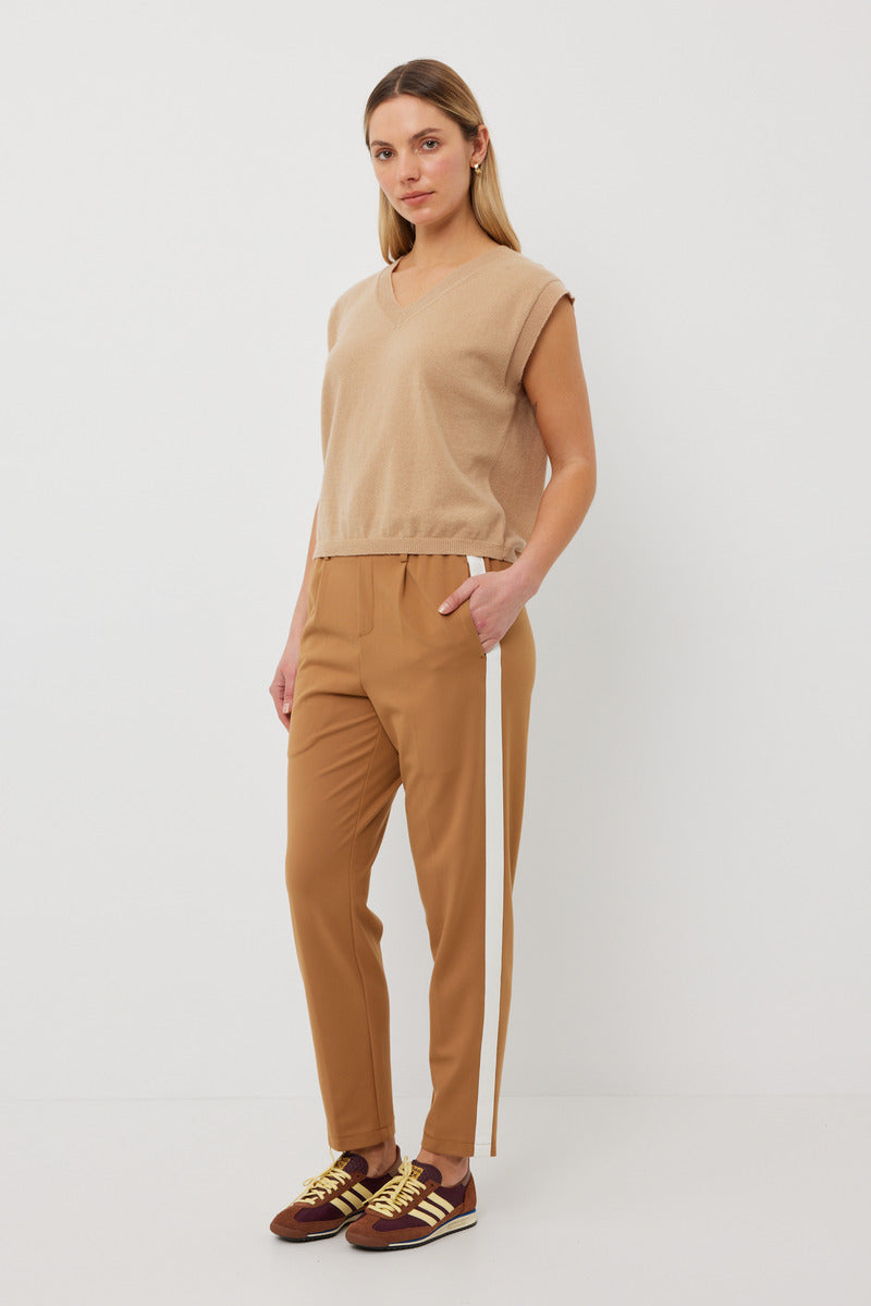 TUESDAY Bobbie Pants Caram Stripe