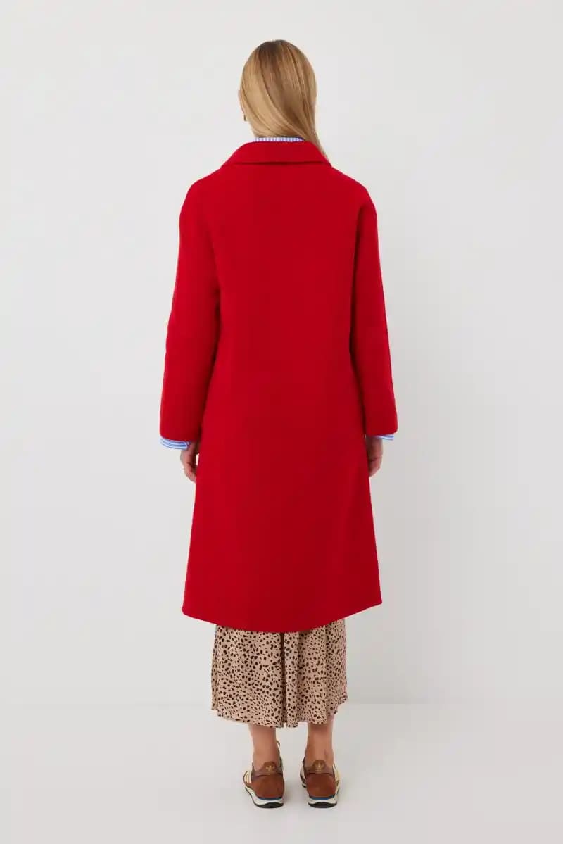 TUESDAY Mac Coat Red