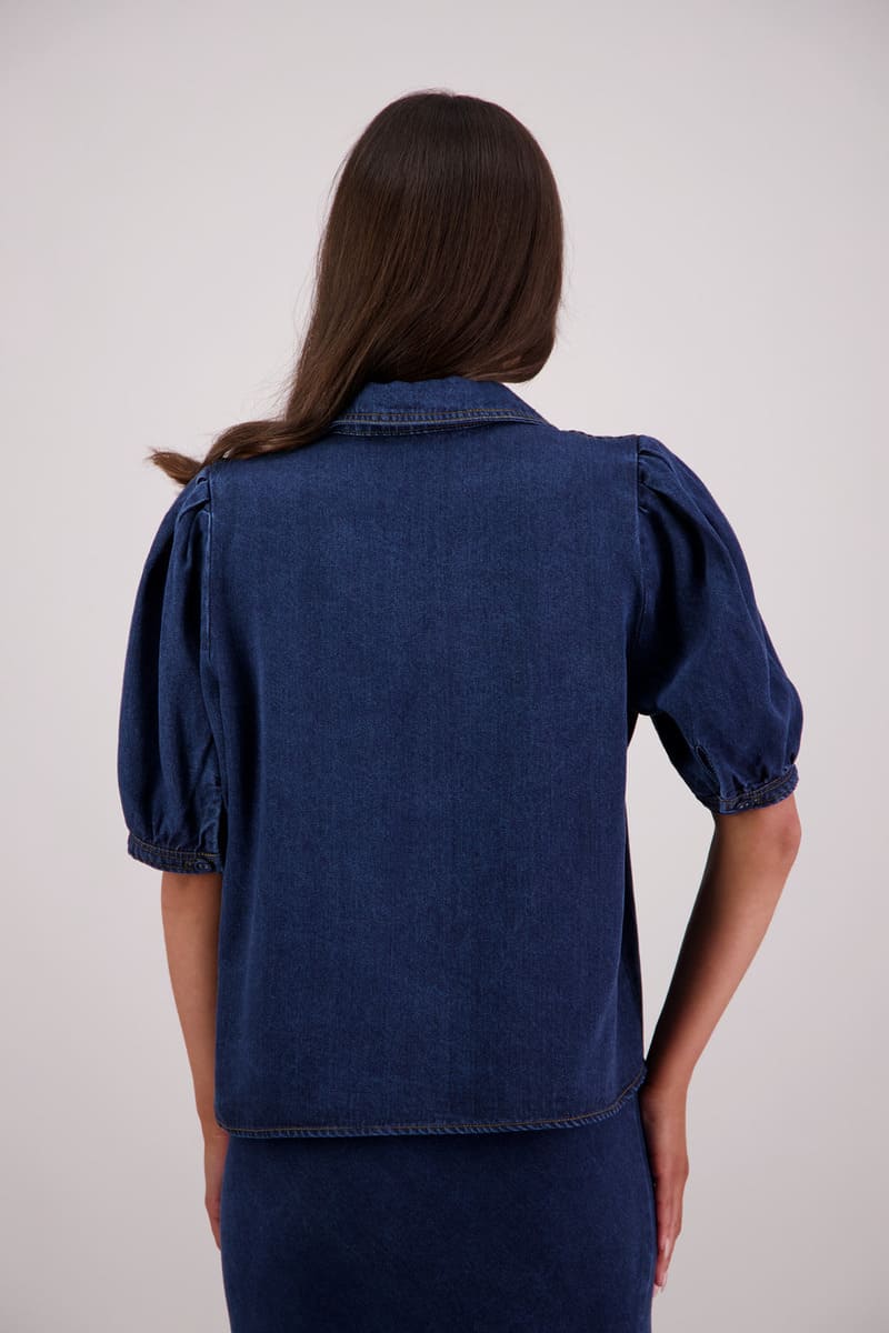 BRIARWOOD Toby Denim Shirt Blue