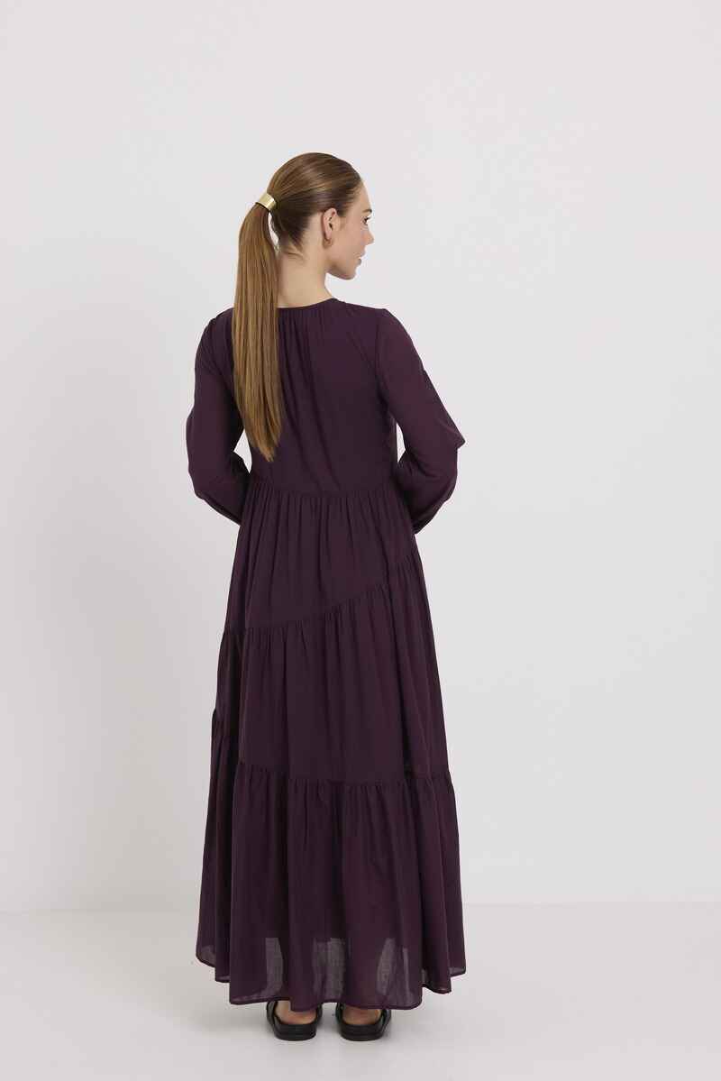 TUESDAY Barcelona Dress Plum