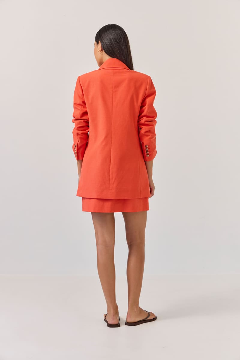 TUESDAY Dove Blazer Tangerine