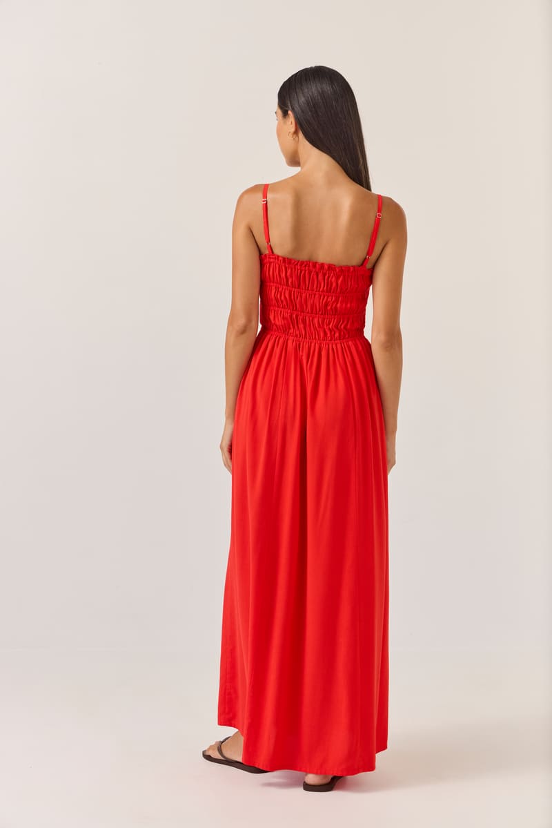 TUESDAY Game Dress Tomato