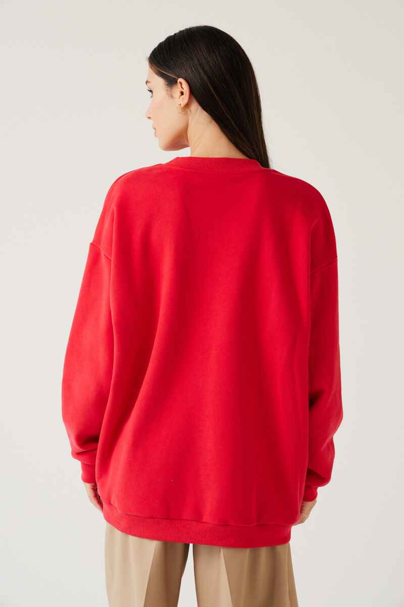 TUESDAY Sporty Sweatshirt CherryR