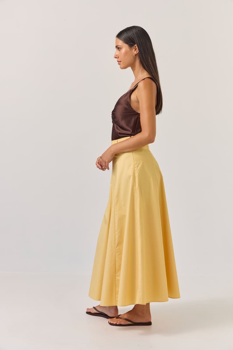 TUESDAY Circle Skirt Gold
