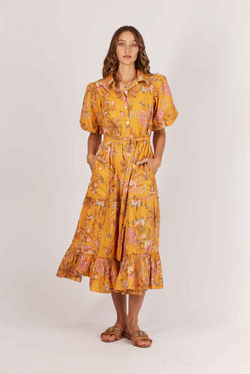 RUBYYAYA Willow Maxi Dress Spice