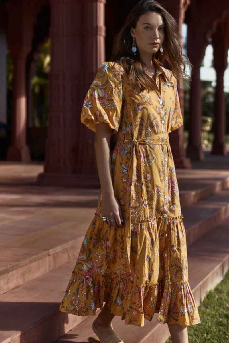 RUBYYAYA Willow Maxi Dress Spice