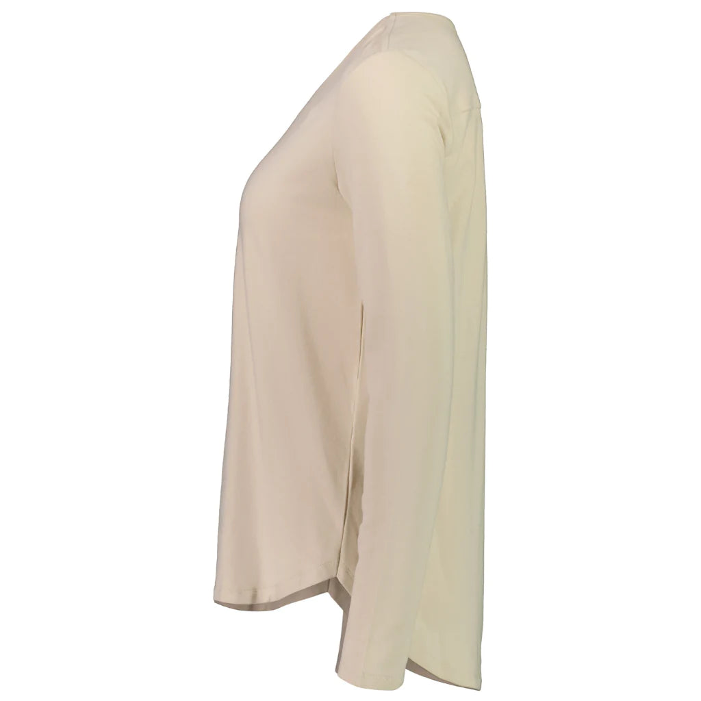 MOKE Cristy Long Sleeve Top Oyster