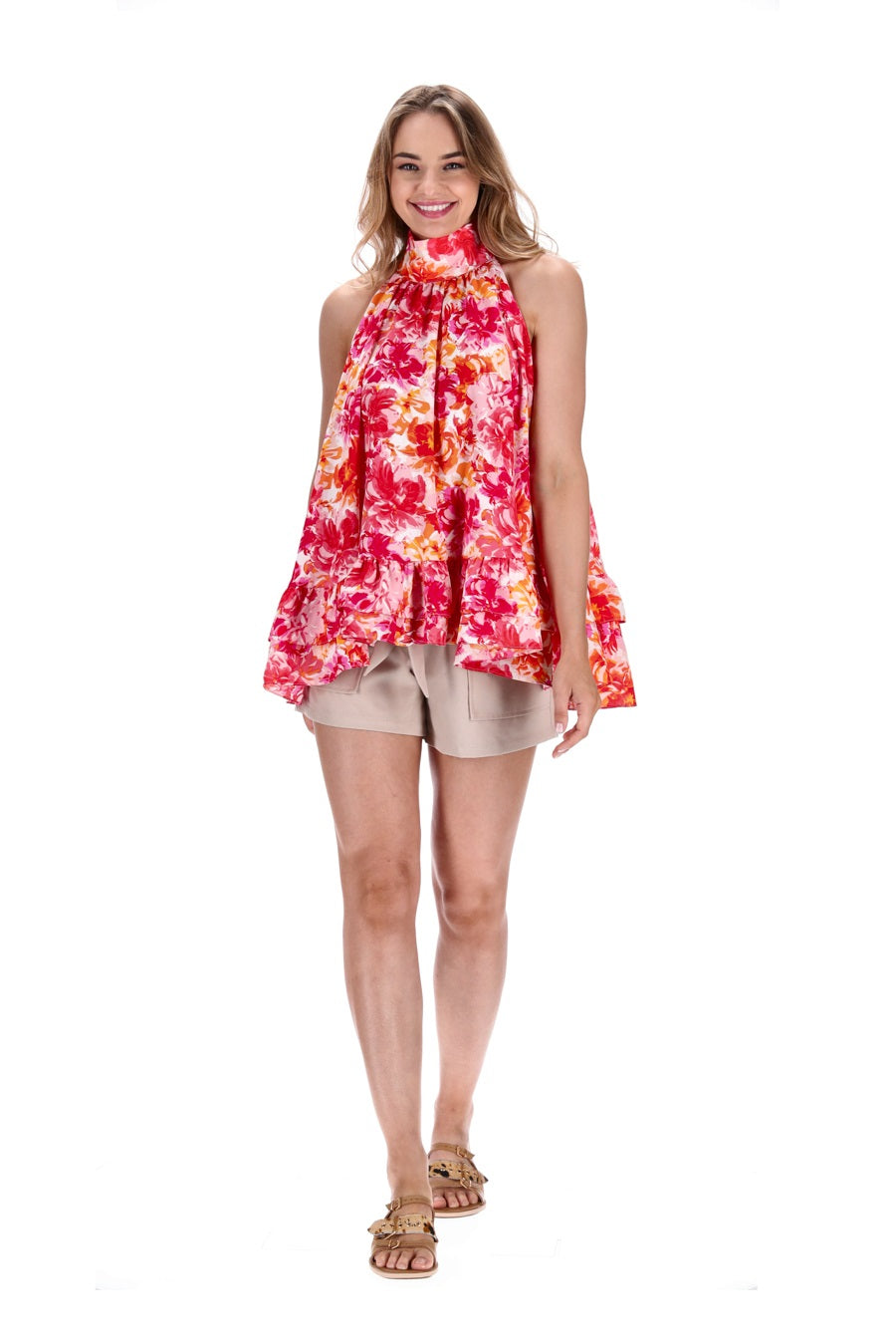 CHARLO Ruby Top