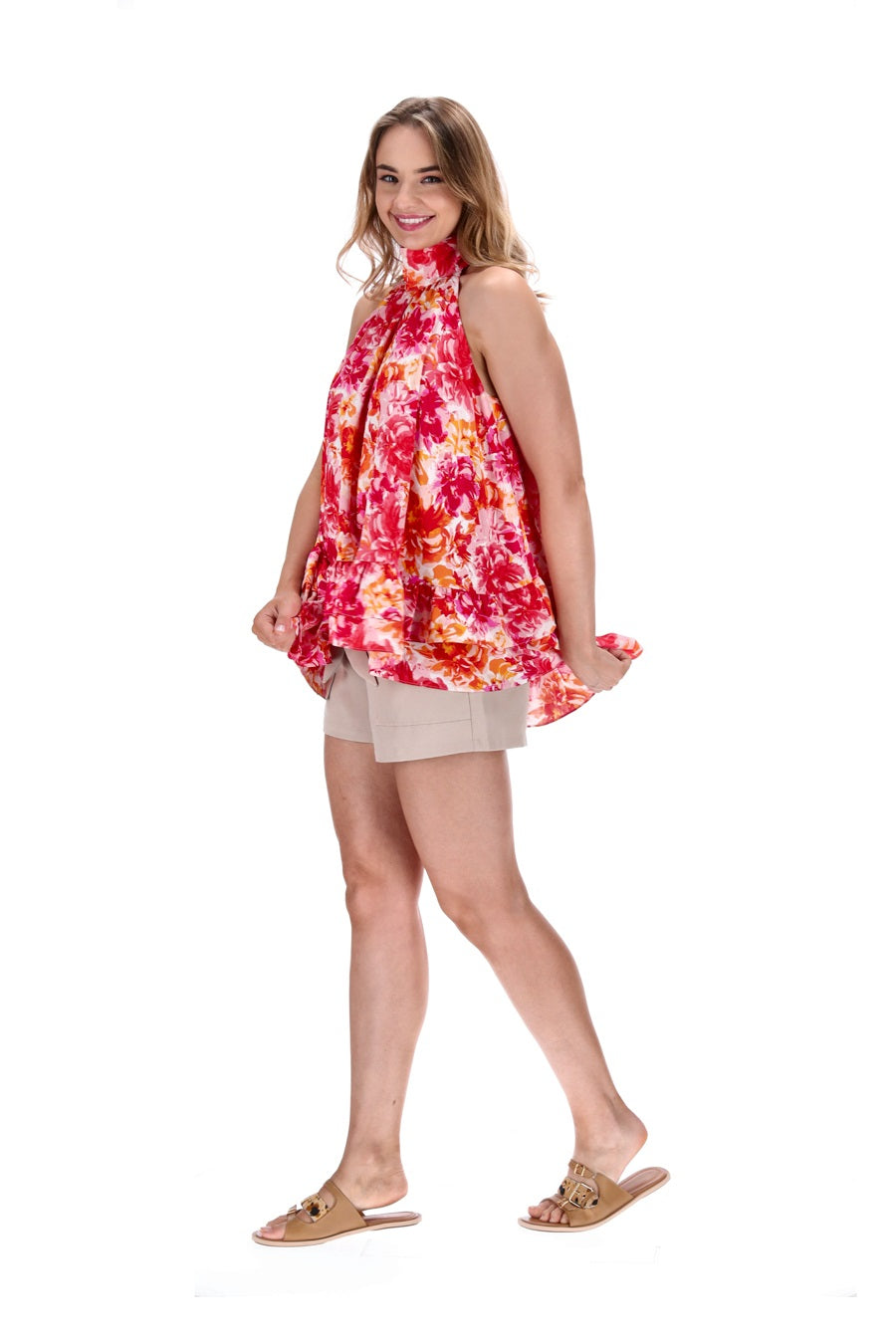 CHARLO Ruby Top
