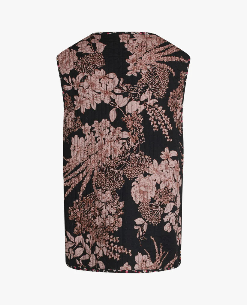 NOA NOA Floral Vest Black