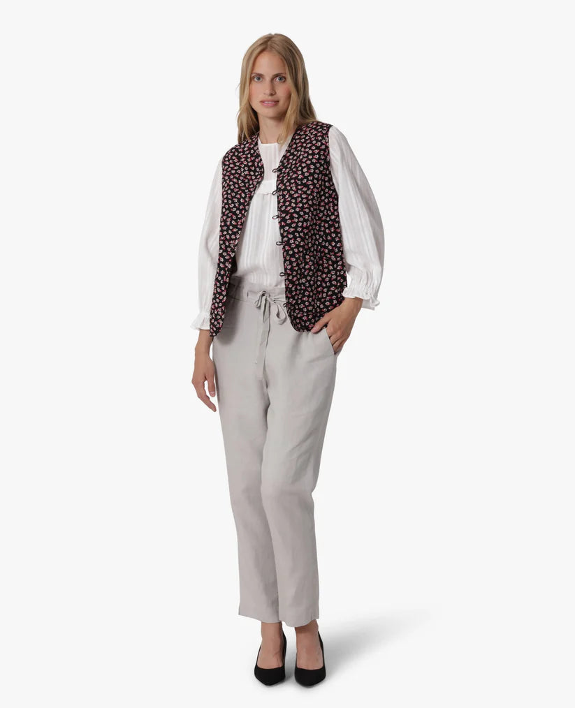 NOA NOA Floral Vest Black