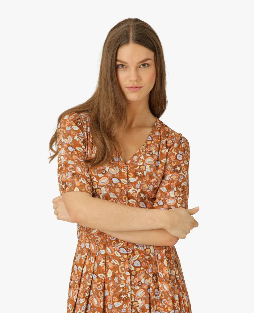 NOA NOA Nostalgic Dress Brown