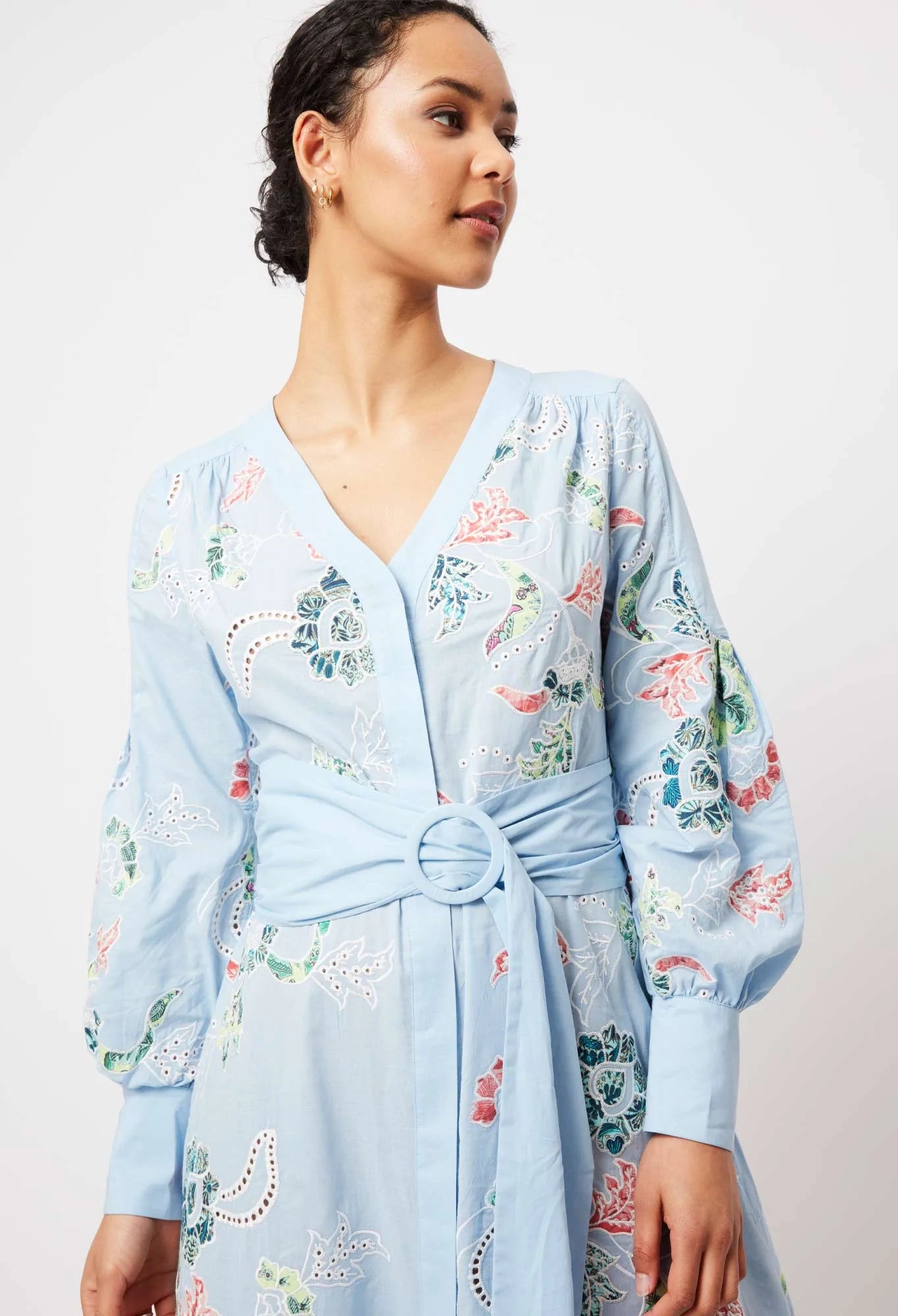 ONCE WAS Elysian Dress Chambray